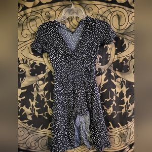 Girls polka dot shorts romper size 7/8